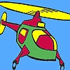 Jeu Air helicopter coloring en plein ecran