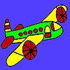 Jeu Amateur aircraft coloring en plein ecran
