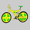 Jeu Amazing yellow bike coloring en plein ecran