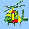 Jeu Aviation helicopter coloring en plein ecran