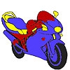 Jeu Big wheel motorcycle coloring en plein ecran