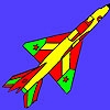 Jeu Bright Air Force plane coloring en plein ecran