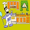 Jeu Chef and  kitchen coloring en plein ecran