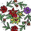 Jeu Circle flowers coloring en plein ecran