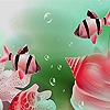 Jeu Colorful fishes in the sea slide puzzle en plein ecran