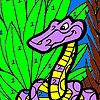 Jeu Confused snake in the woods coloring en plein ecran