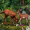Jeu Deers in the garden slide puzzle en plein ecran