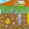 Jeu Farmer and vegetables coloring en plein ecran