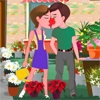 Jeu Flower Shop Kissing en plein ecran