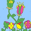 Jeu Flowers in the farm coloring en plein ecran