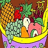 Jeu Fruits in a basket coloring en plein ecran