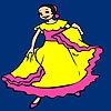 Jeu Gaby flamenco dance coloring en plein ecran