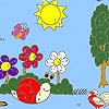 Jeu Garden animals coloring en plein ecran