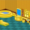Jeu Golden Bathroom Escape en plein ecran