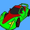 Jeu Grand Racing car coloring en plein ecran