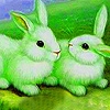 Jeu Green garden rabbits puzzle en plein ecran