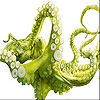Jeu Green octopus slide puzzle en plein ecran