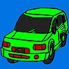 Jeu Green personal car  coloring en plein ecran