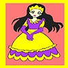 Jeu Happy princess coloring en plein ecran