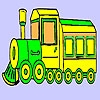 Jeu Historic fast train coloring en plein ecran