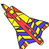 Jeu Hot air force plane coloring en plein ecran