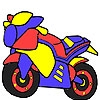 Jeu Hot ready motorbike coloring en plein ecran