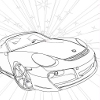 Jeu Kid’s coloring: Beautiful car en plein ecran