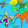 Jeu Kids coloring: Butterfly en plein ecran