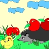 Jeu Kid’s Coloring: Delicious apples en plein ecran