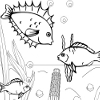 Jeu Kid’s coloring: Little fishes en plein ecran