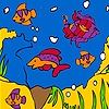 Jeu Little aquarium coloring en plein ecran