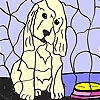 Jeu Lonely dog coloring en plein ecran