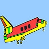 Jeu Long shipment airplane coloring en plein ecran