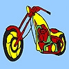 Jeu Long street motorcycle coloring en plein ecran
