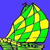 Jeu Mini sea ship coloring en plein ecran