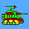 Jeu Modern military tank coloring en plein ecran