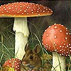 Jeu Mouse and mushrooms slide puzzle en plein ecran