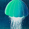 Jeu Ocean jellyfish puzzle en plein ecran
