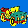 Jeu Open top jeep coloring en plein ecran
