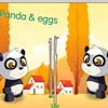 Jeu Panda & eggs en plein ecran