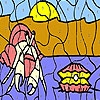 Jeu Pearl and insect coloring en plein ecran