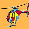 Jeu Private firm helicopter coloring en plein ecran