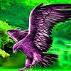 Jeu Purple Eagle slide puzzle en plein ecran