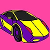 Jeu Purple flat car coloring en plein ecran