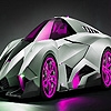 Jeu Purple motion concept car puzzle en plein ecran