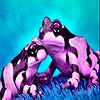 Jeu Purple water frogs slide puzzle en plein ecran