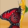 Jeu Red hungry butterfly puzzle en plein ecran