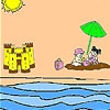 Jeu Sand castle coloring en plein ecran