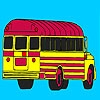 Jeu School bus parking coloring en plein ecran