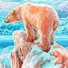 Jeu Snow and bear family puzzle en plein ecran